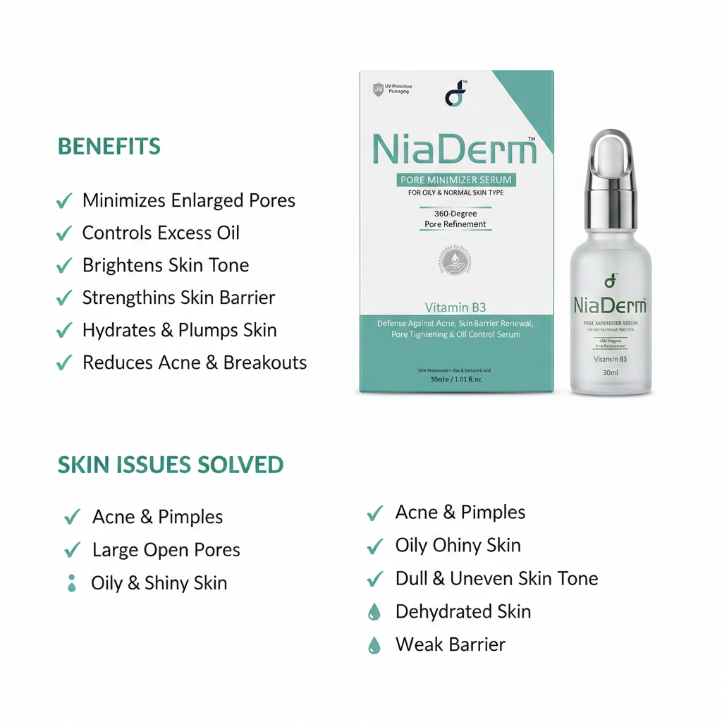 NiaDerm Pore Minimizer Serum (30ml)