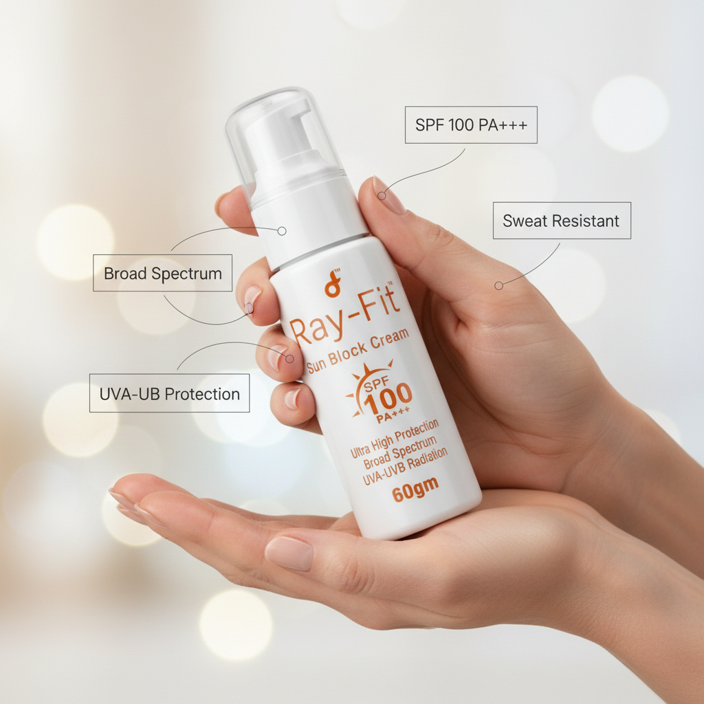 Ray-Fit Ultra Sunblock SPF 100 Cream (60g)