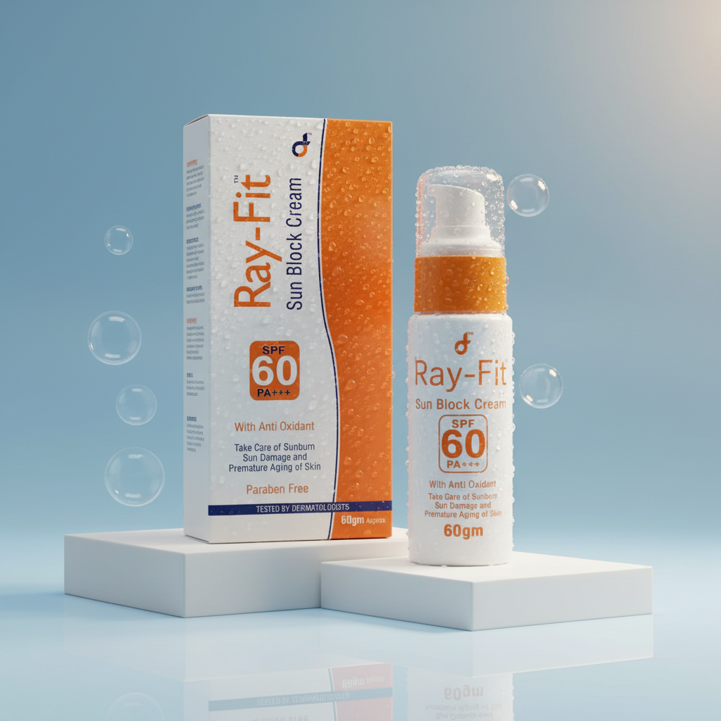 Ray-Fit Sunblock SPF 60 Cream (60g)