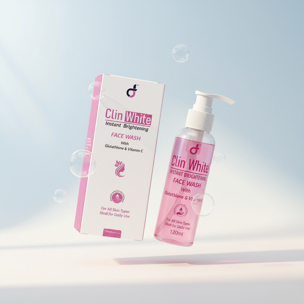 Clin White Brightening Face Wash (120ml)