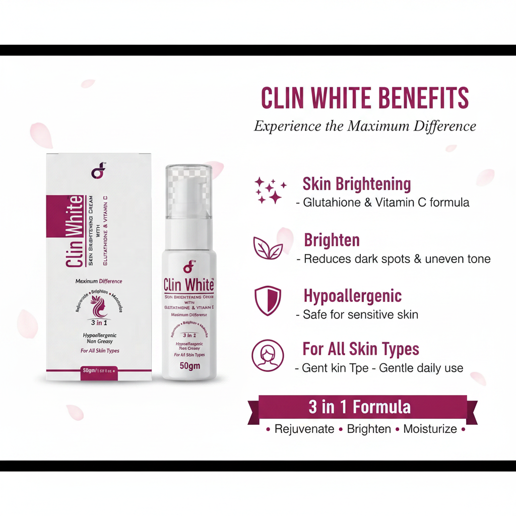 Clin White Skin Brightening Cream (50g)