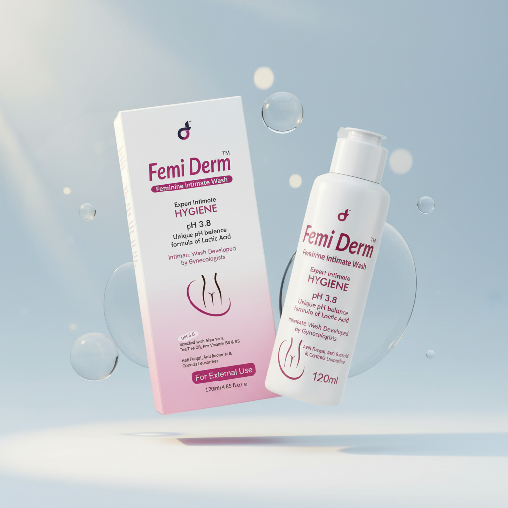 Femi Derm Feminine Intimate Wash (120ml)