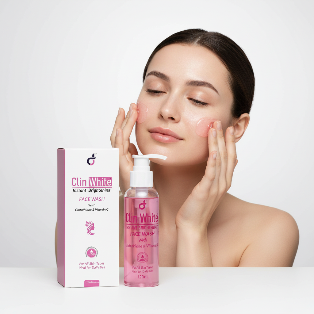 Clin White Brightening Face Wash (120ml)