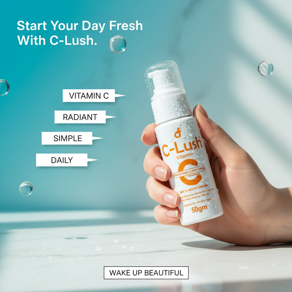 C-Lush Vitamin C Day & Night Cream (50g)