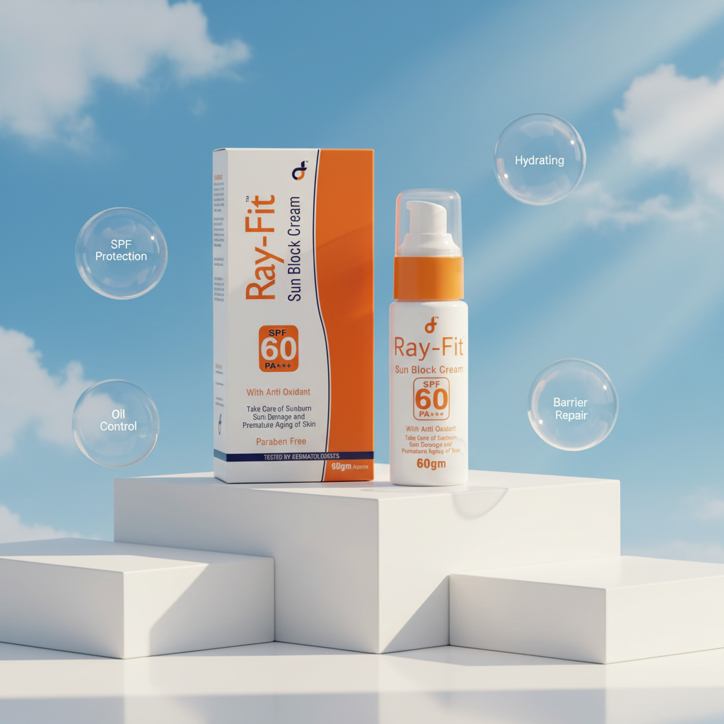 Ray-Fit Sunblock SPF 60 Cream (60g)