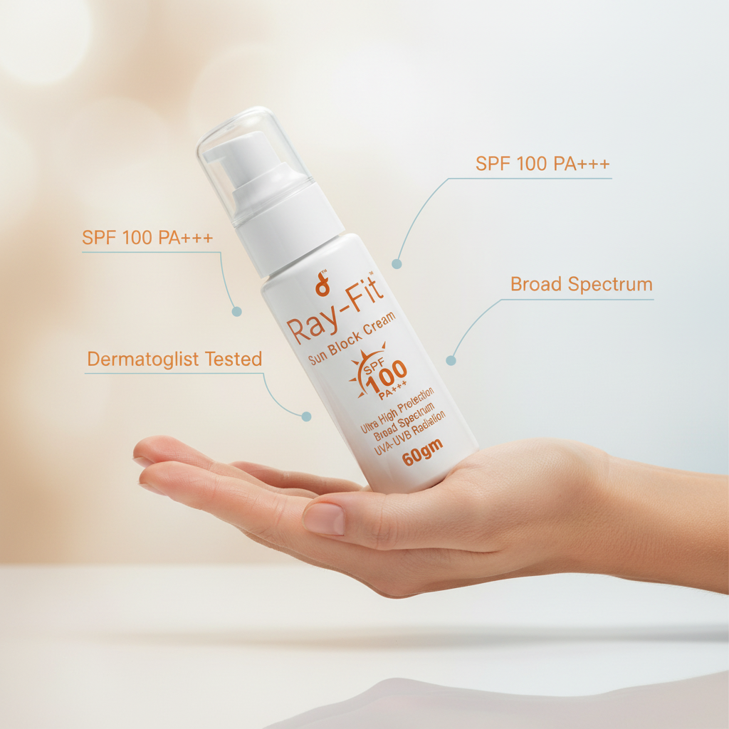 Ray-Fit Ultra Sunblock SPF 100 Cream (60g)