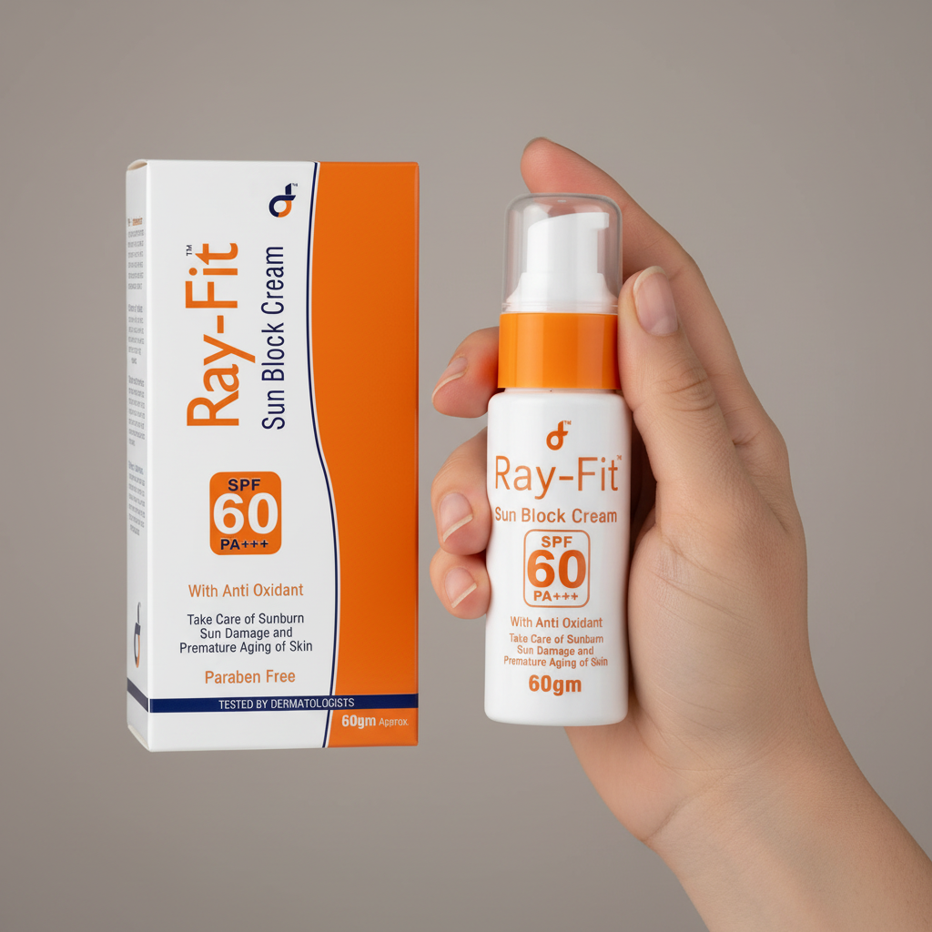 Ray-Fit Sunblock SPF 60 Cream (60g)